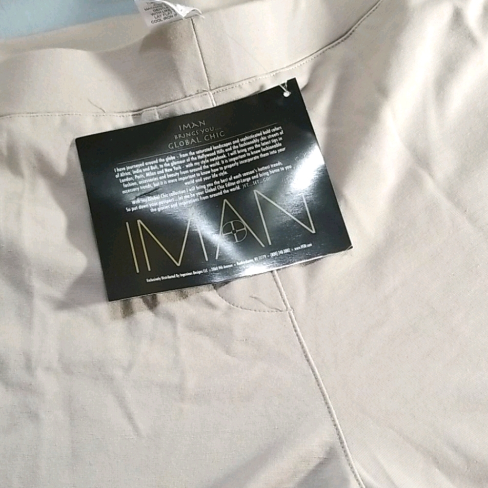 Iman Tan career Stretch pants Slacks Plus Size 3X NWT